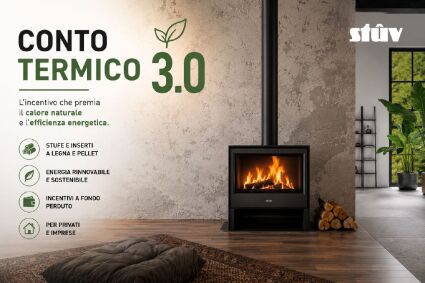 Conto Termico 3.0: fino al 65% di rimborso per stufe a legna e a pellet